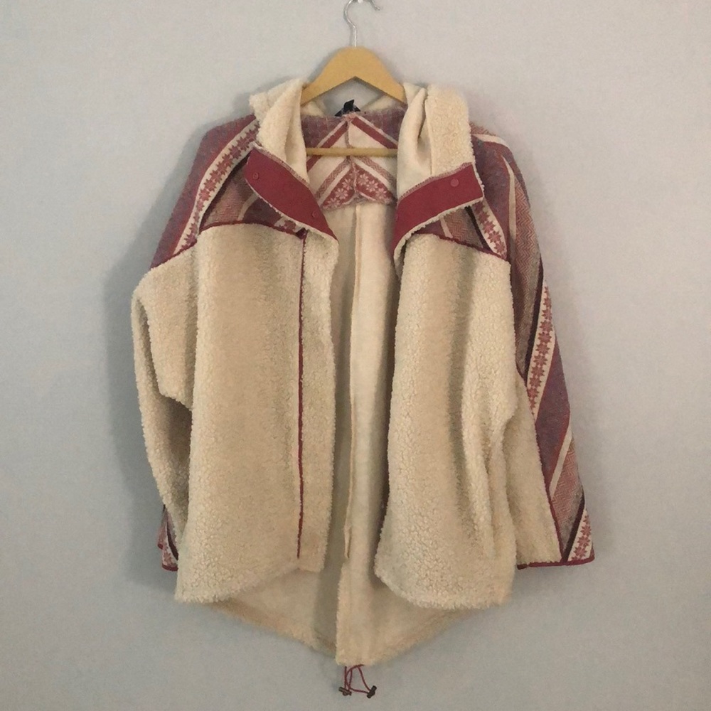 Sherpa hoodie
